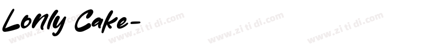 Lonly Cake字体转换
